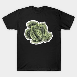 Lettuce Illustration T-Shirt